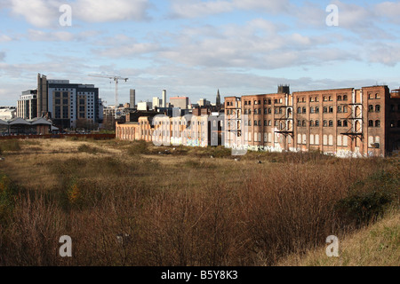 Verlassenen Fabrik in Nottingham, England, Vereinigtes Königreich Stockfoto