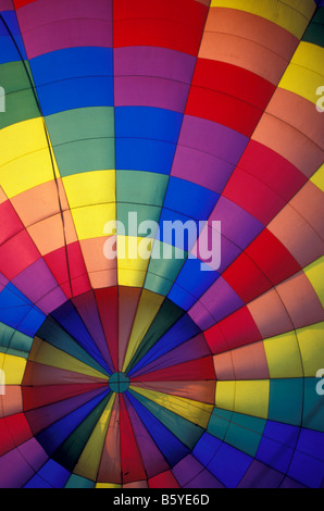 Bunte Heißluft-Ballon-Muster Stockfoto