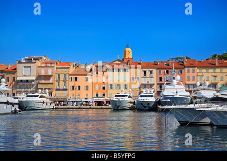 Hafen von St. Tropez, Côte d ' Azur, Südfrankreich Stockfoto