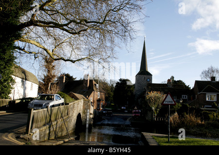 Eynsford Dorf Kent South East England-Großbritannien 2008 Stockfoto