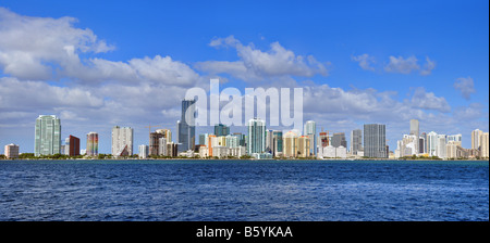 Skyline von Miami Stockfoto