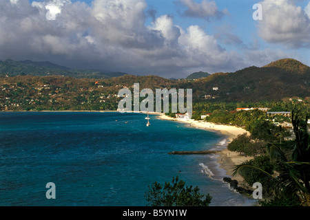 Grenada Grand Anse Beach St george's Top-Attraktion Luftaufnahme von oben Stockfoto
