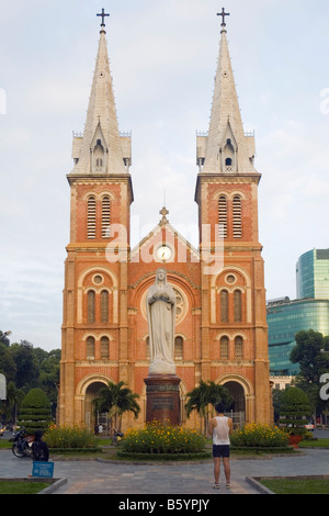 Notre-Dame-Kathedrale-Ho-Chi-Minh-Stadt-Vietnam Stockfoto