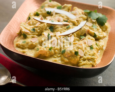 Chicken Korma Curry Stockfoto