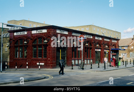 Kilburn Park u-Bahnstation, Bakerloo Line. Stockfoto