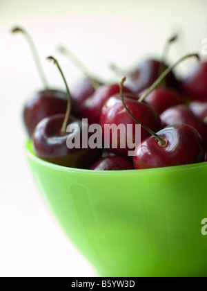 Bowl Of Cherries Stockfoto