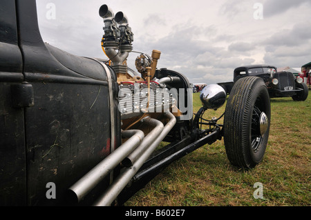 Lincoln Flathead V8 Ford Modell A 1950 amerikanische Hotrod Auto Stockfoto