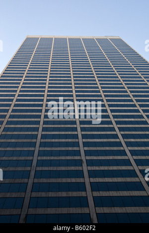 Ansicht von Office Windows auf der Grace-Wolkenkratzer Gebäude aus 43. Straße in New York USA, November 2008 Stockfoto