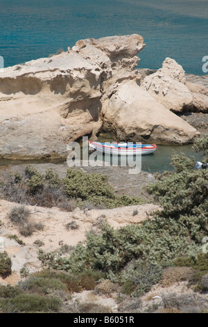 Firiplaka Strand Milos Insel Kykladen Griechenland Stockfoto