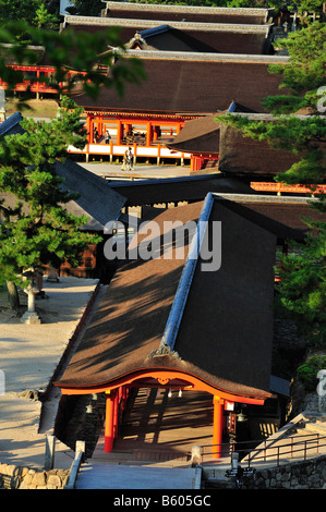 Itsukushima-Jinja, Miyajima Cho, Hatsukaichi, Präfektur Hiroshima, Japan Stockfoto