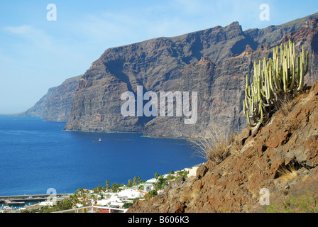 Acantilados de Los Gigantes, Los Gigantes, Santiago del Teide, Teneriffa, Kanarische Inseln, Spanien Stockfoto