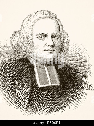 George Whitefield, 1714-1770. Englischer Geistlicher und Anführer der methodistischen Bewegung. Stockfoto