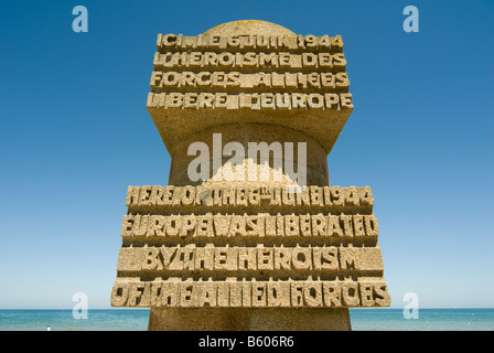 Juno Beach D-Day Memorial Normandie Frankreich Stockfoto