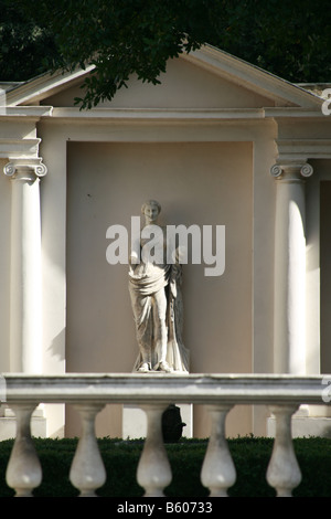 Innenhof im etruskischen Museum der Villa Giulia in Rom Stockfoto