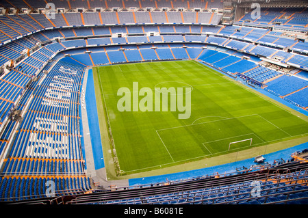 Stadion Santiago Bernabeu in Madrid, Spanien Stockfoto