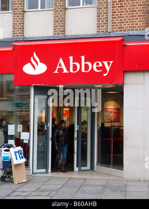 Abbey National Building Society Zweig Lewisham High Street London Stockfoto