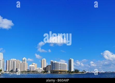 Brickell Island in Miami Stockfoto