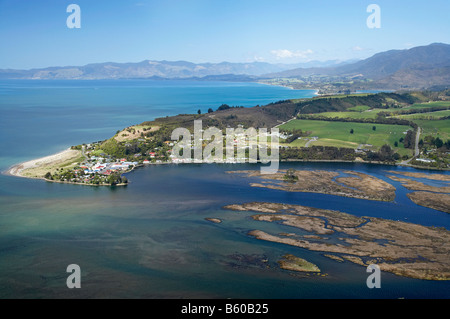 Collingwood und Aorere River Mündung Golden Bay Nelson ...