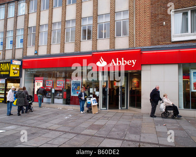 Abbey National Building Society Zweig Lewisham High Street London Stockfoto