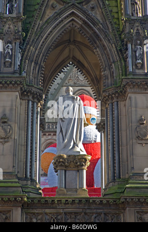 Albert Square, Manchester, UK. Stockfoto