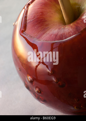 Glasierter Apfel Stockfoto