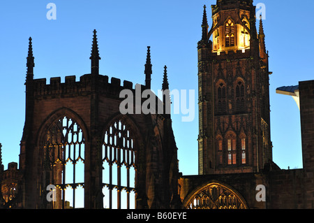 Die alte Kathedrale, Coventry, West Midlands, England, UK Stockfoto