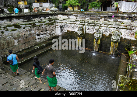 Wasserspeier, Tempel in der Nähe der Elephant Cave Goa Gajah, Ubud, Bali, Indonesien, Südostasien Stockfoto