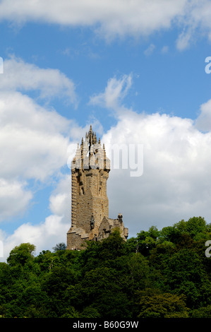 Wallace Monument für den schottischen Nationalhelden, in der Nähe von Stirling, Schottland, Großbritannien, Europa Stockfoto