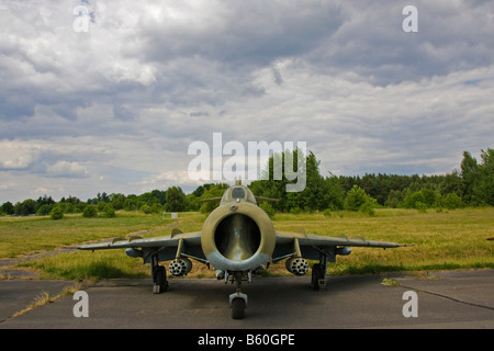 Eine russische Mig-17-Kampfjet Stockfoto