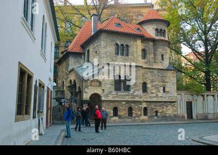 Obradni Sünde Festsaal außerhalb des jüdischen Friedhofs in Josefstadt (Josefov) das jüdische Viertel der alten Stadt Prag Tschechische Republik Europa Stockfoto