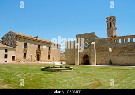 Monasterio de Rueda, Kloster, Hotel, Sastago, Ebrotal, Aragon, Spanien, Europa Stockfoto