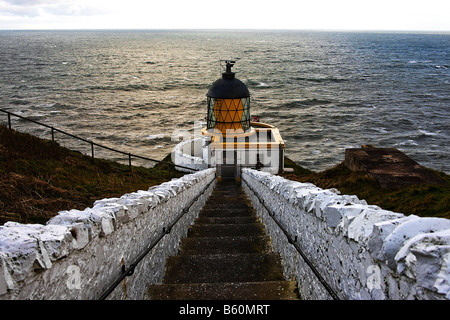 St. Abbs Lighthouse.Scotland. Stockfoto