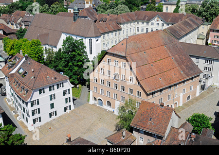 Altes Zeughaus oder Museum des alten Arsenals, Blick auf die Stadt, Altstadt, Solothurn, Schweiz, Europa Stockfoto