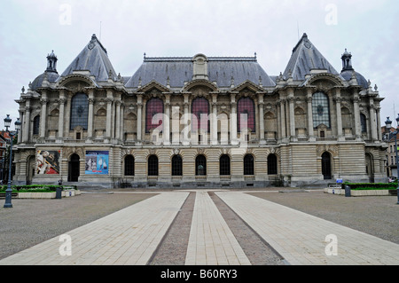 Quadrat, Place De La République, Palais des Beaux Arts, Museum der schönen Künste, Lille, Nord Pas De Calais, Frankreich, Europa Stockfoto