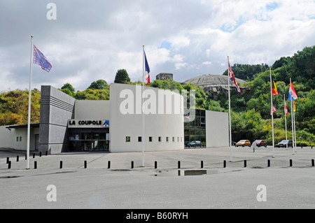 La Coupole, Museum, Geschichte, unterirdischen Bunker, Zweiter Weltkrieg, Saint Omer, Nord Pas De Calais, Frankreich Stockfoto