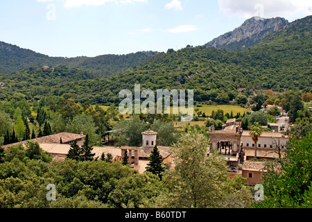 Santuari de Lluc Kloster, Serra de Tramuntana, Escorca, Mallorca, Balearen, Spanien, Europa Stockfoto