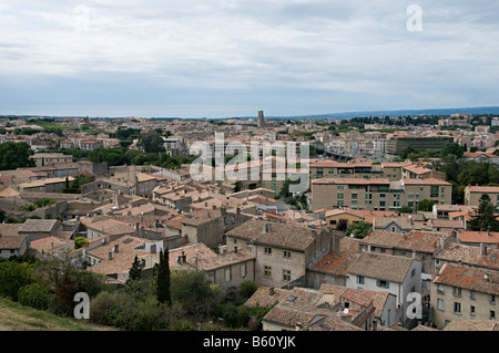 Ansichten der Stadt Carcassonne in Südfrankreich Stockfoto