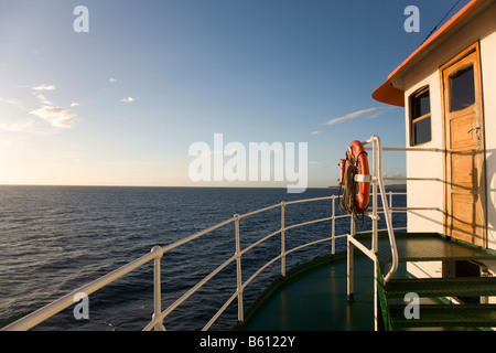 Fähre "Caracas" auf dem Weg von Cumana nach Isla Margarita, Insel Margarita, Venezuela, Karibik, Südamerika Stockfoto