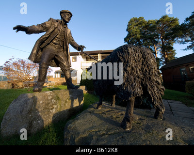 Bildhauerei am Royal Welsh Show Standort Builth Wells Mid Wales Stockfoto