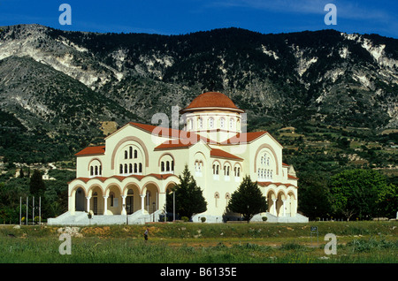 Agios Gerassimos Kloster auf der Insel Kefalonia, Griechenland, Europa Stockfoto