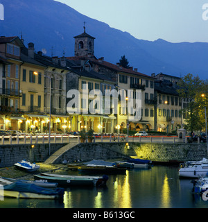 Cannobio am Lago Maggiore, Piemont, Italien, Europa Stockfoto
