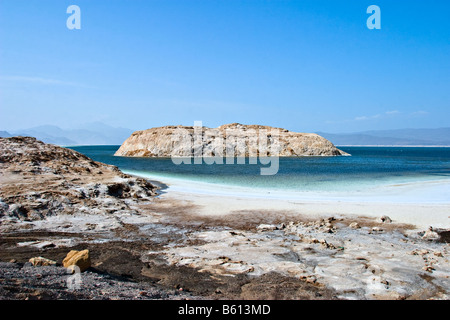 Lac Assal (Assal See), Dschibuti, Afrika Stockfoto