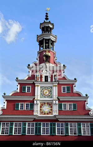 Das alte Rathaus auf dem Marktplatz Square, Esslingen/Neckar, Baden-Württemberg Stockfoto