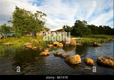 Fischerdorf Altja, Lahemaa Nationalpark, Estland, Baltikum, Nordosteuropa Stockfoto