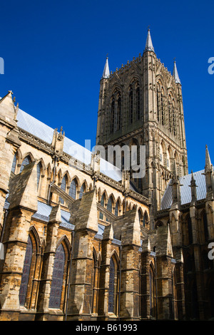 Kathedrale von Lincoln Lincoln Lincolnshire England Stockfoto