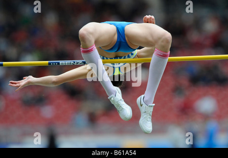 Ariane FRIEDRICH, GER, Hochsprung, bei der IAAF 2008 World Athletics Final für die Leichtathletik in der Mercedes-Benz-Arena Stockfoto