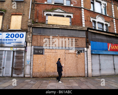 Bauruinen in Lewisham High Street London SE13 England Stockfoto