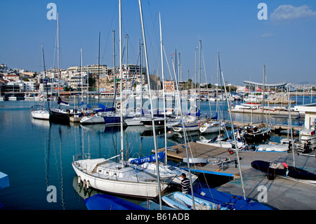 MMIKROLIMANO Port Hafen Athen Griechenland Stockfoto