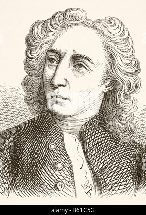 Alexander Pope, 1688-1744. Englischer Dichter und Satiriker. Stockfoto