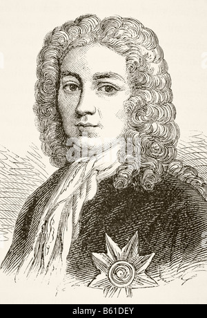 Robert Walpole, 1. Earl of Orford, 1676 - 1745. Englischer Staatsmann und erster Premierminister Großbritanniens. Stockfoto